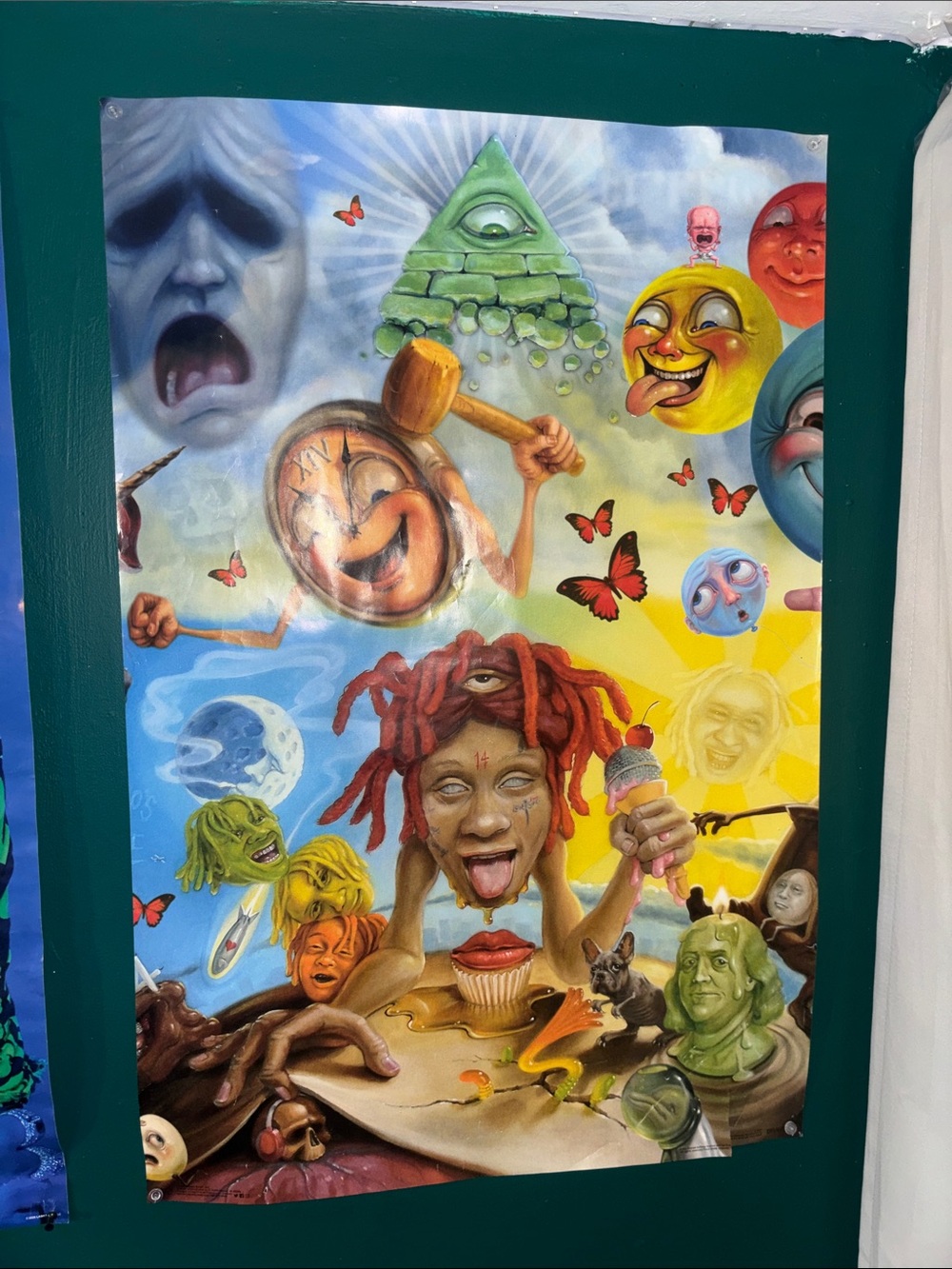 Surreal Multicolor Home Art Poster - No Brand